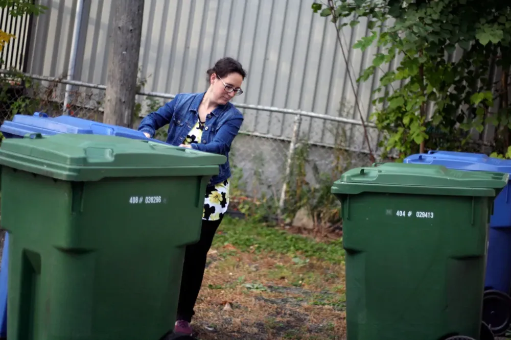 Entré de poubelles à Paris